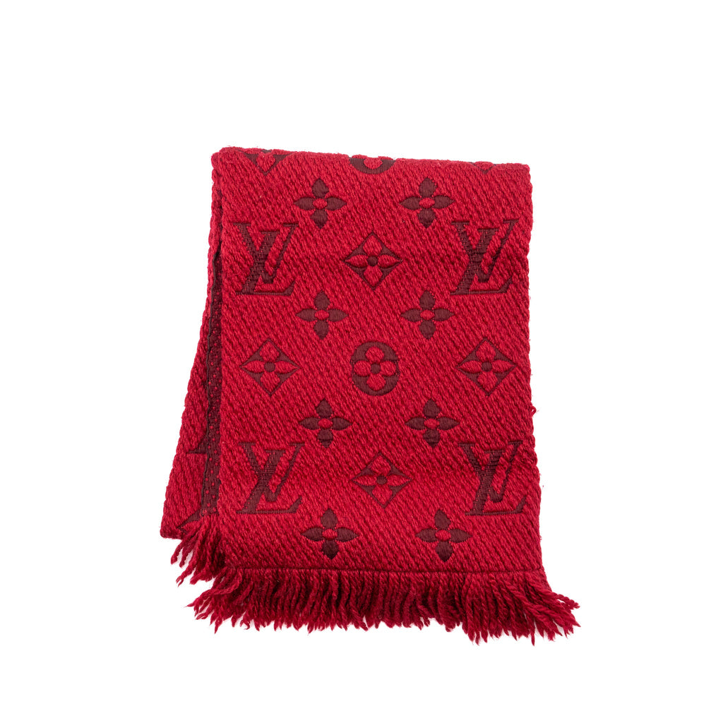 louis-vuitton-logomania-scarf-wool-silk-red