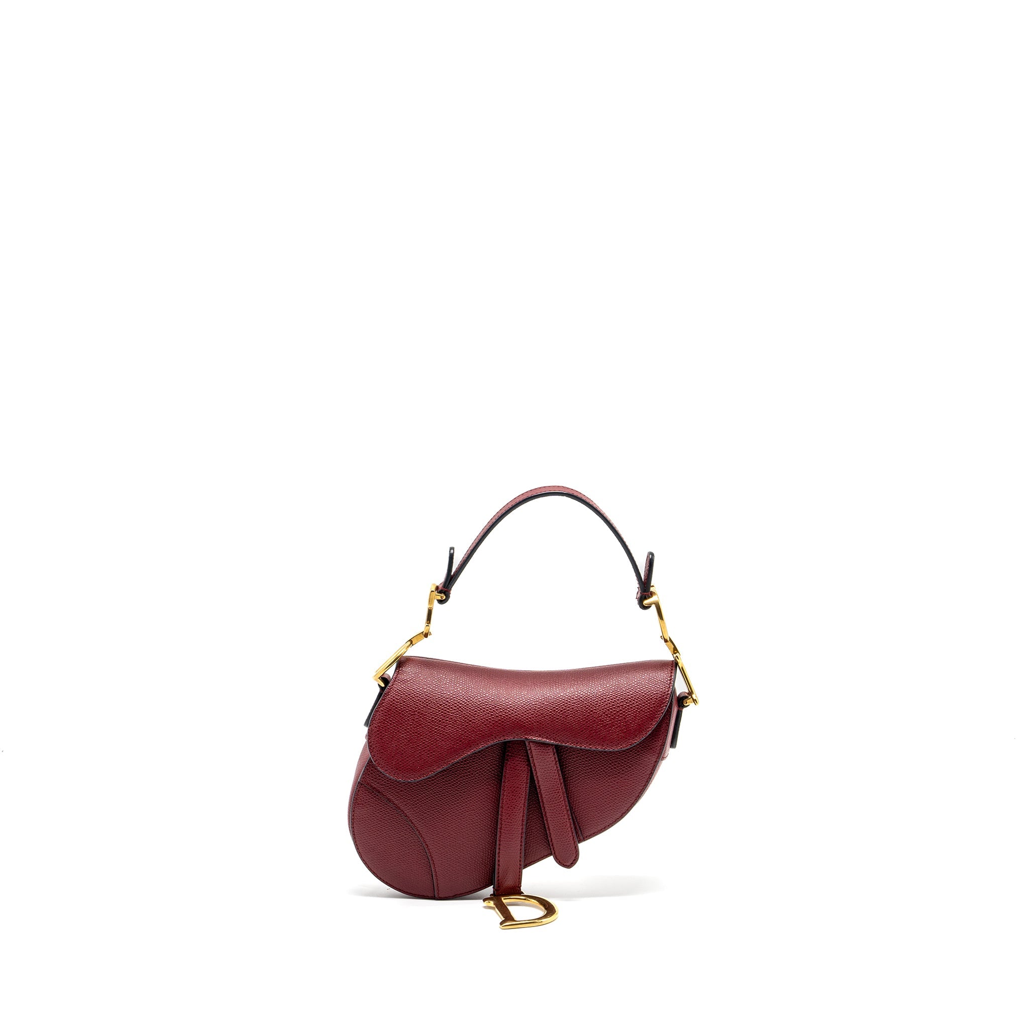dior-mini-saddle-calfskin-red-ghw