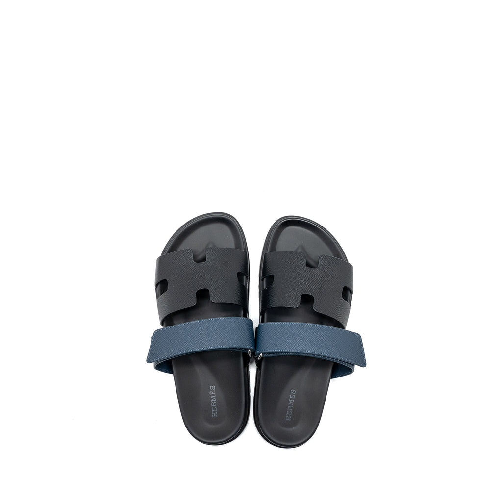 hermes-size-39-chypre-sandals-black-blue