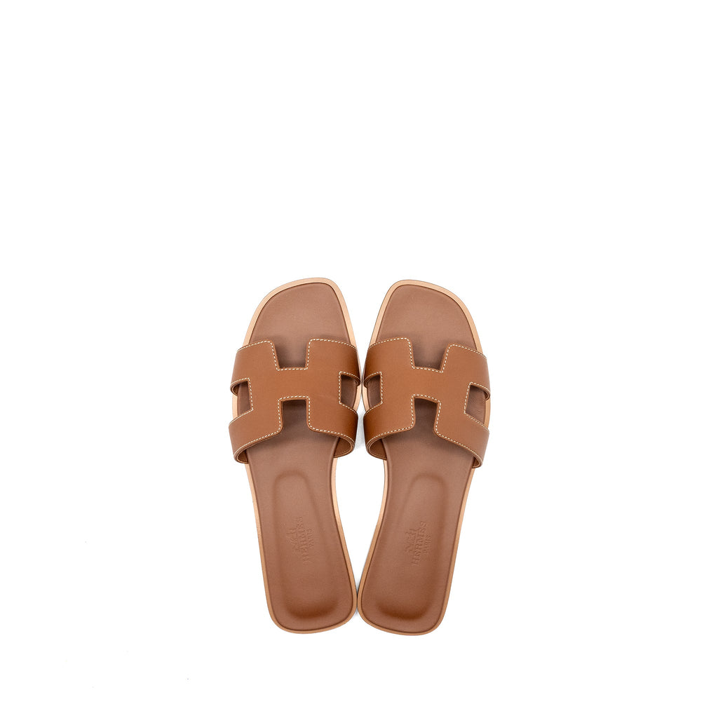 hermes-size-36-oran-sandals-calfskin-gold