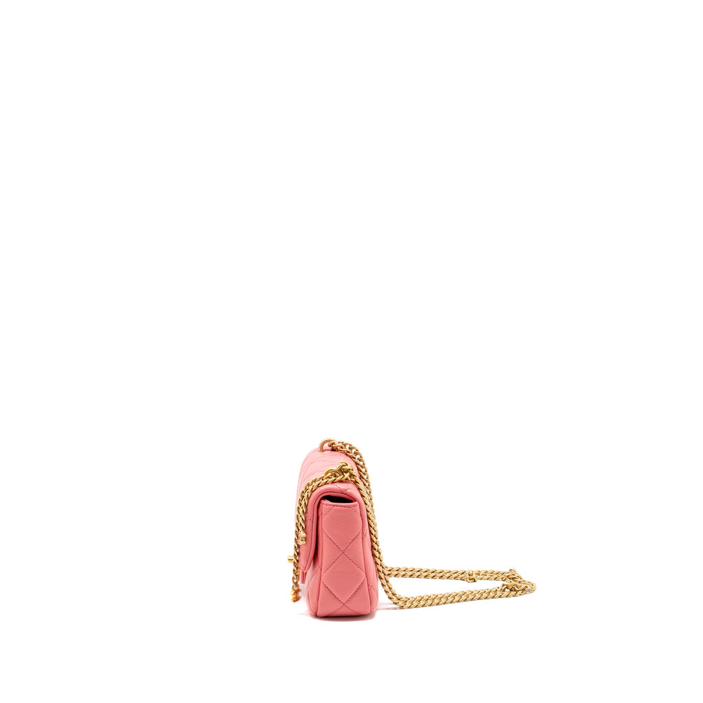 chanel-22p-mini-square-flap-bag-lambskin-pink-enamel-gold-hardwaremicrochip