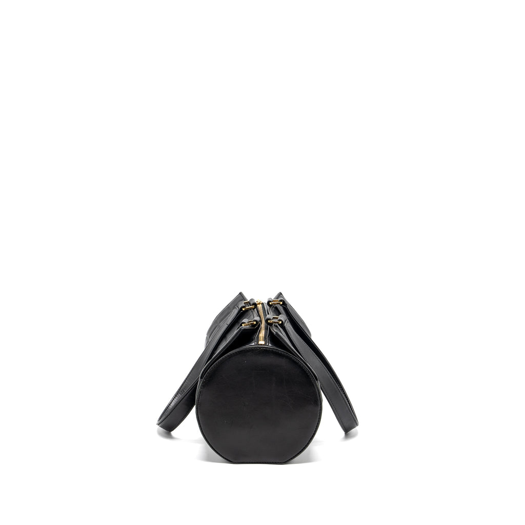 chanel-vintage-chocolate-bar-barrel-handbag-lambskin-black-ghw