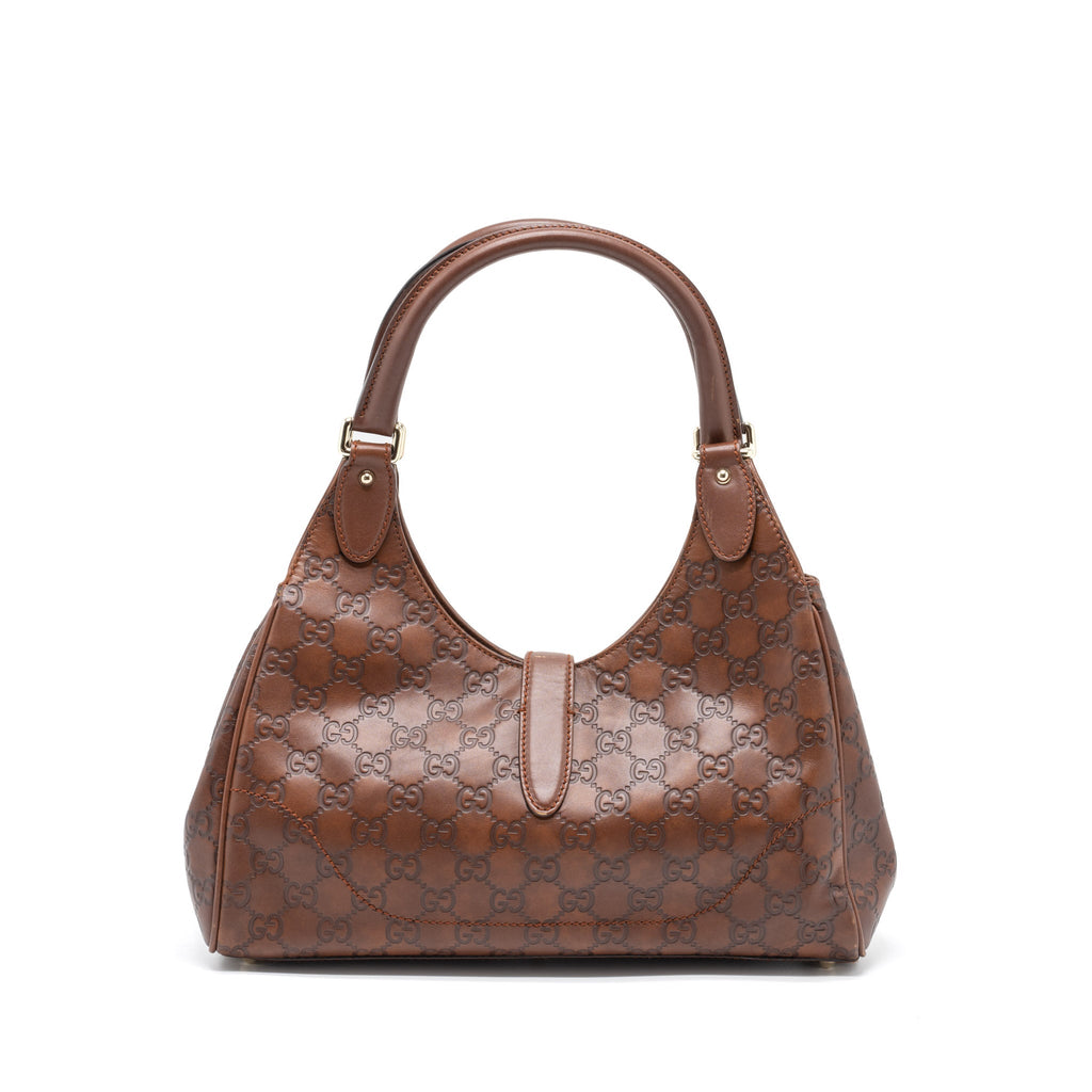 gucci-vintage-jackie-bag-gg-supreme-calfskin-brown-ghw