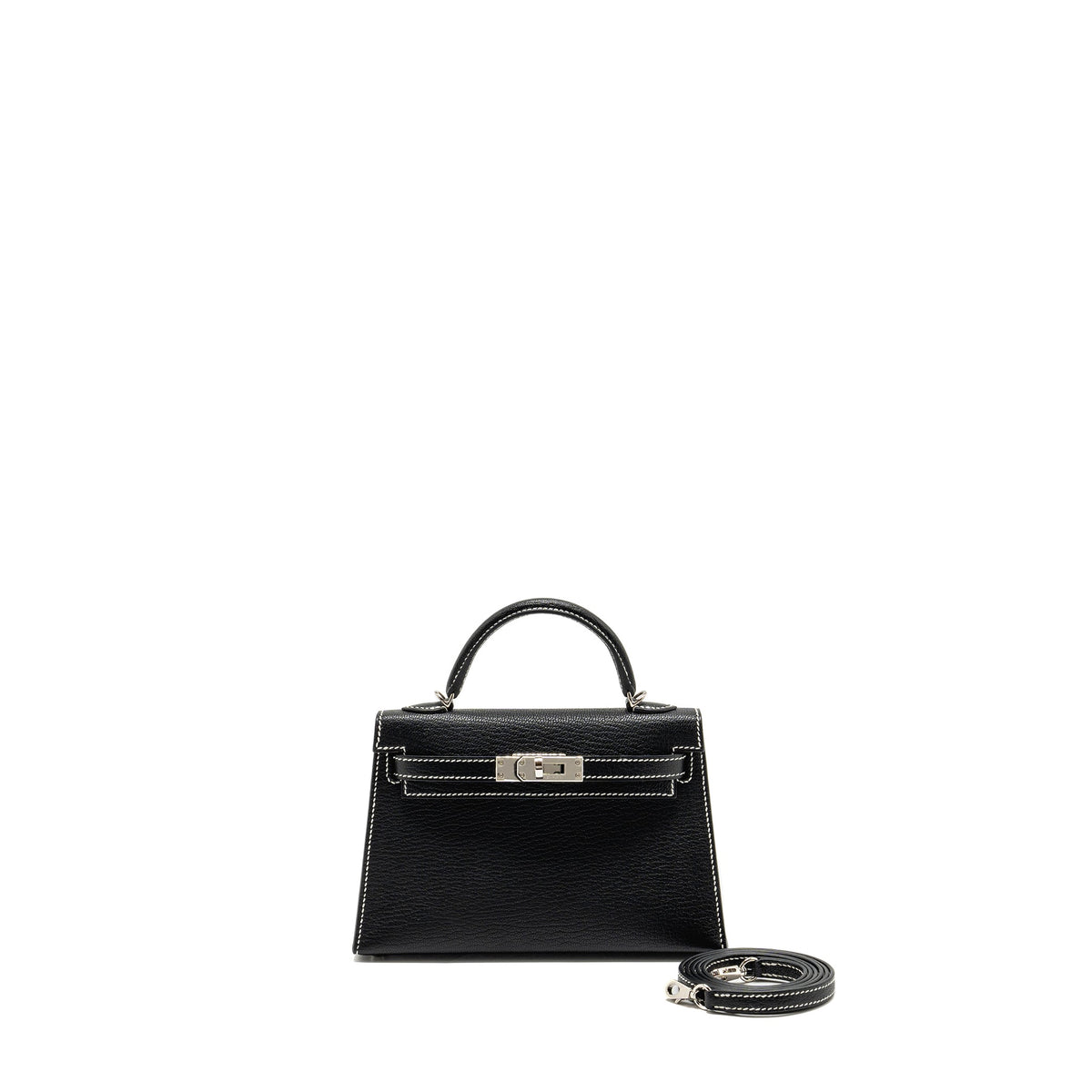 hermes-mini-kelly-ii-special-order-chevre-mysore-black-gris-perle-shw-stamp-w