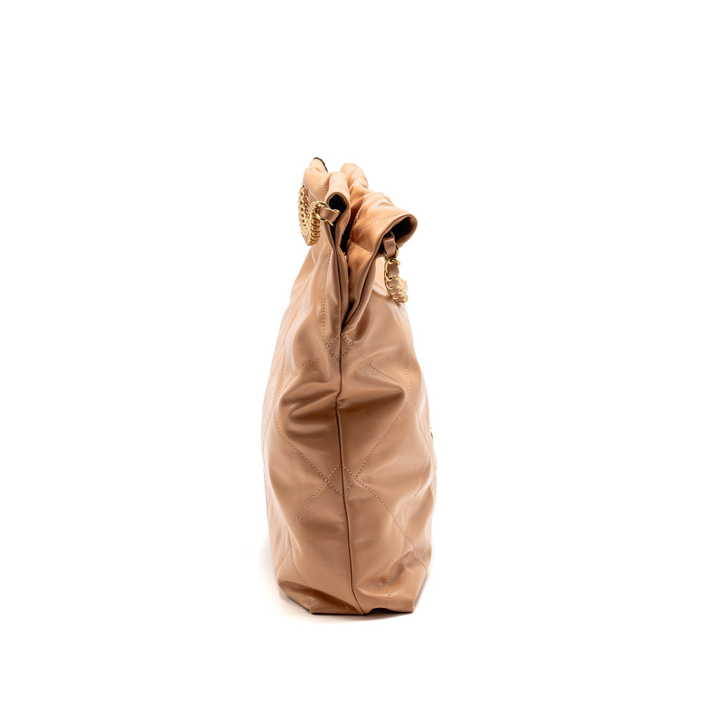 chanel-medium-22-bag-shiny-calfskin-light-beige-ghw-microchip-copy