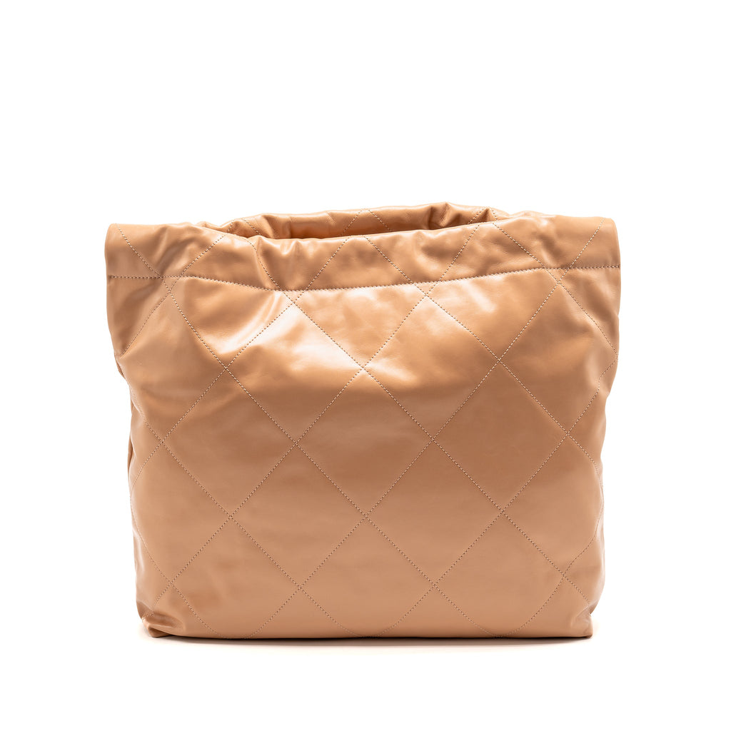 chanel-medium-22-bag-shiny-calfskin-light-beige-ghw-microchip-copy