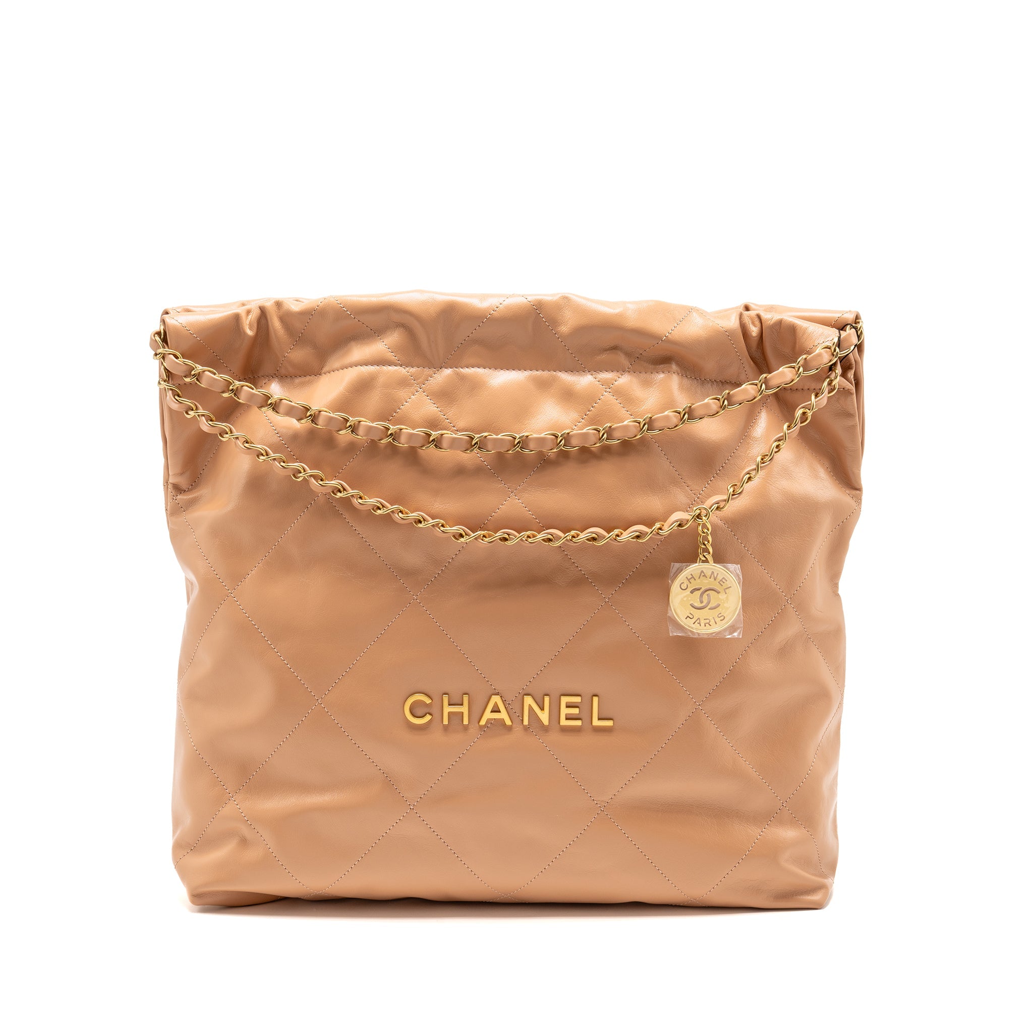 chanel-medium-22-bag-shiny-calfskin-light-beige-ghw-microchip-copy