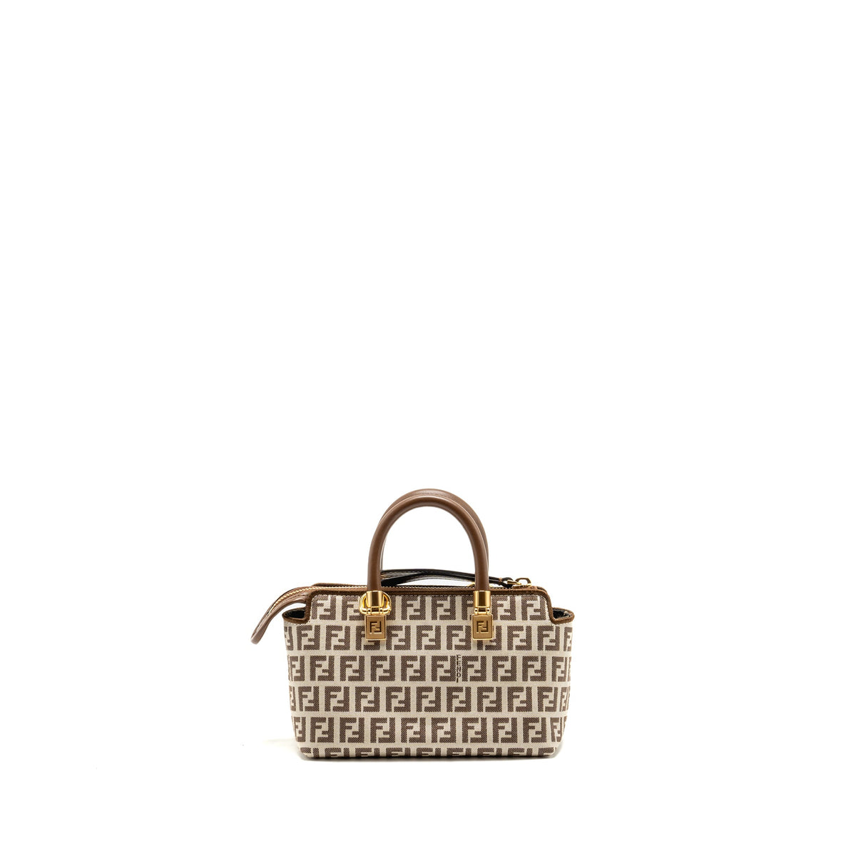 fendi-by-the-way-mini-bag-ff-canvas-leather-brown-cream-ghw-copy