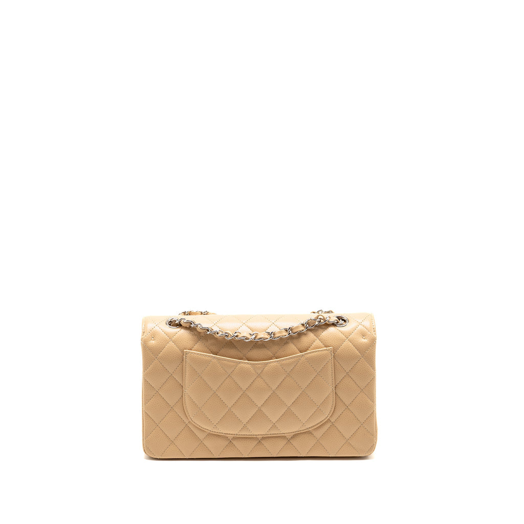 chanel-medium-classic-double-flap-bag-caviar-beige-shw-microchip-copy