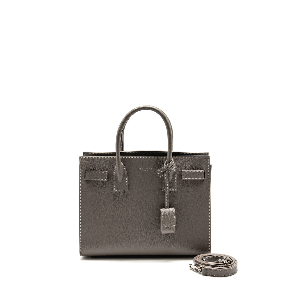 saint-laurent-ysl-baby-sac-de-jour-bag-grained-calfskin-grey-shw