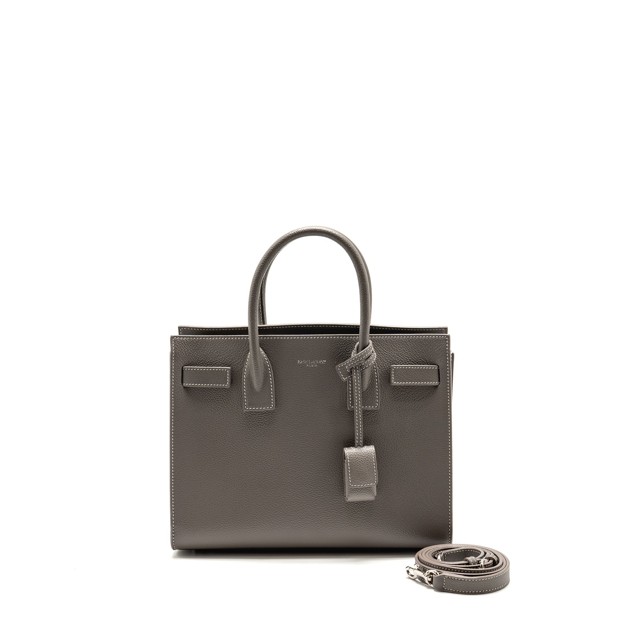 saint-laurent-ysl-baby-sac-de-jour-bag-grained-calfskin-grey-shw