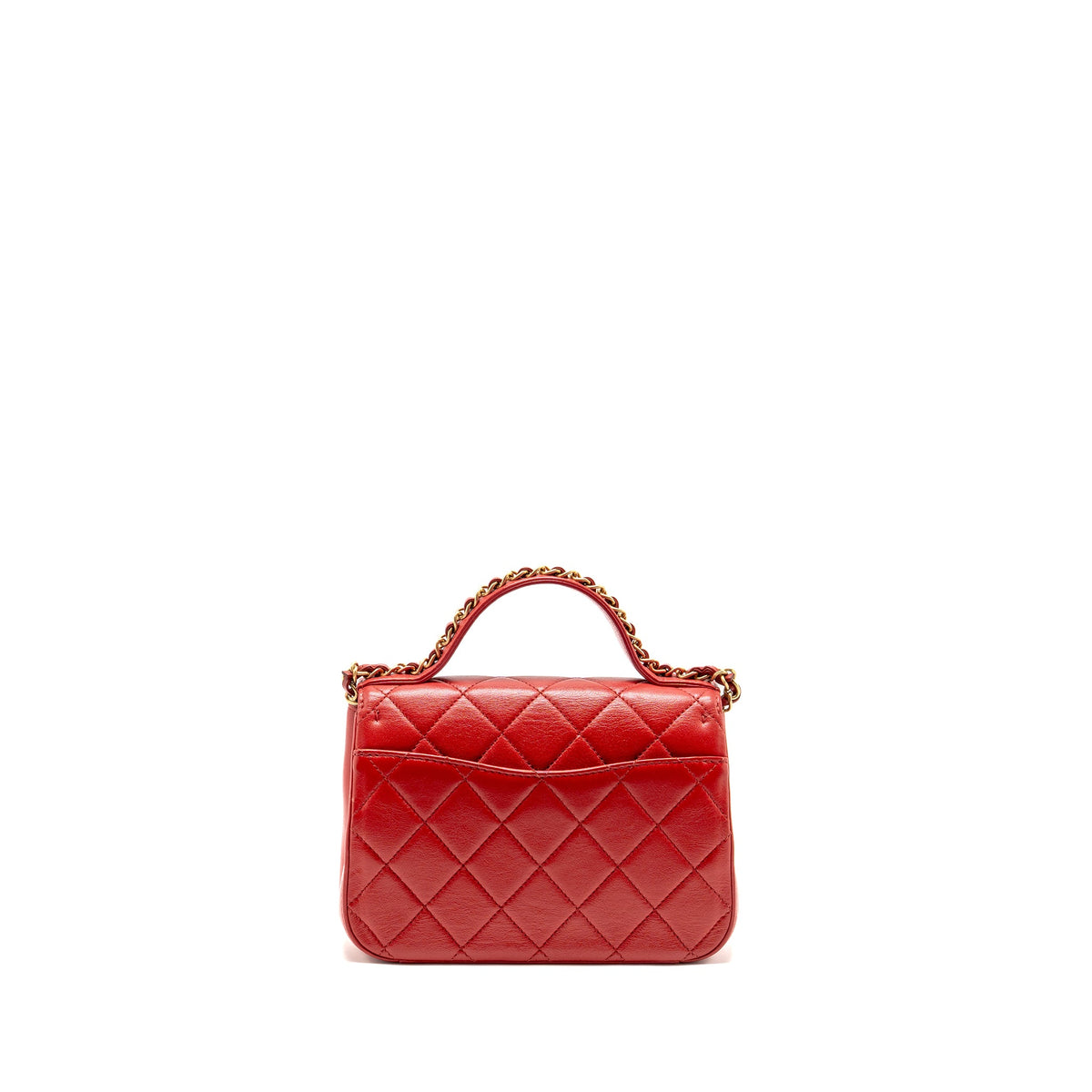 chanel-chain-top-handle-infinite-flap-bag-leather-red-ghw