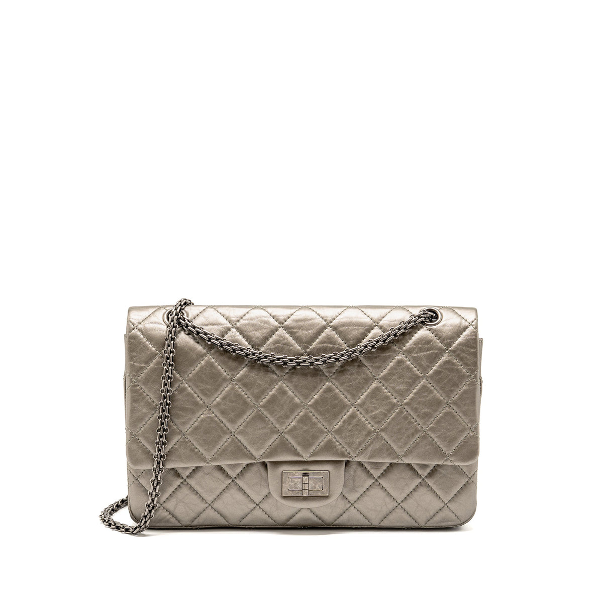 chanel-maxi-2-55-reissue-flap-bag-aged-calfskin-iridescent-light-grey-ruthenium-hardware