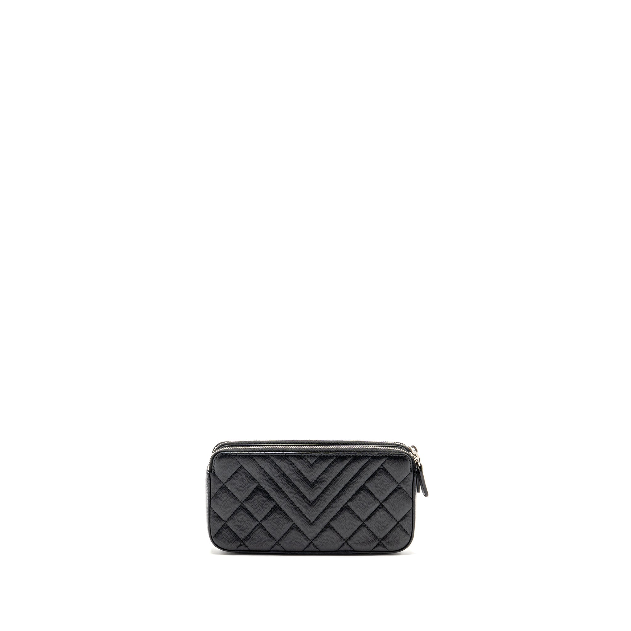 chanel-double-zip-clutch-with-chain-caviar-black-shw