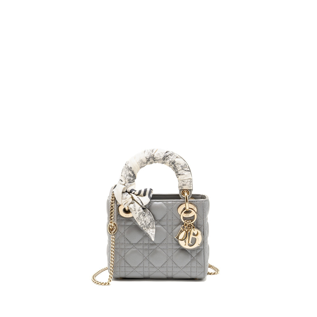 dior-mini-lady-dior-lambskin-iridescent-grey-lghw-copy