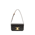 celine-triomphe-shoulder-bag-claude-canvas-tan-ghw
