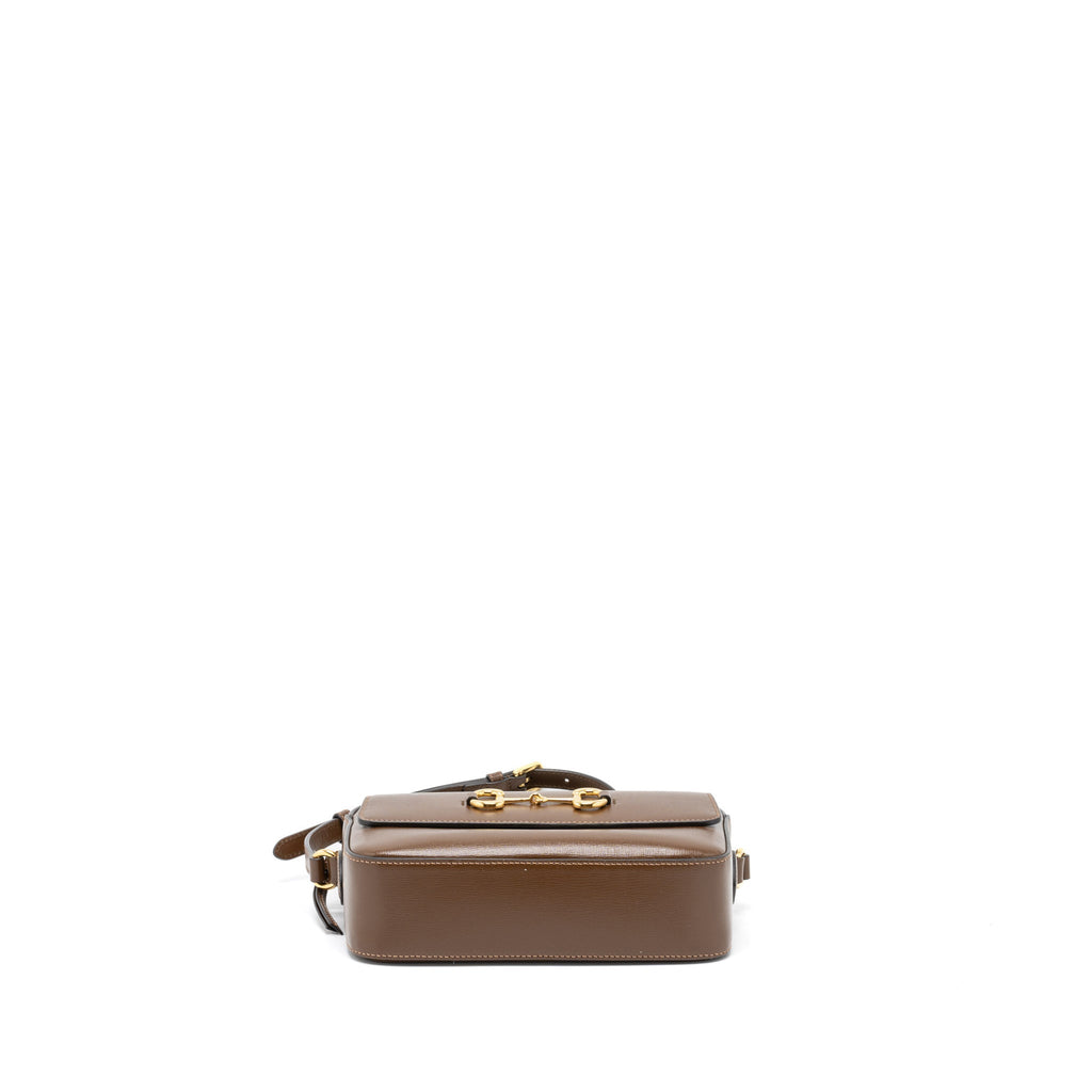 gucci-horsebit-shoulder-bag-calfskin-brown-ghw