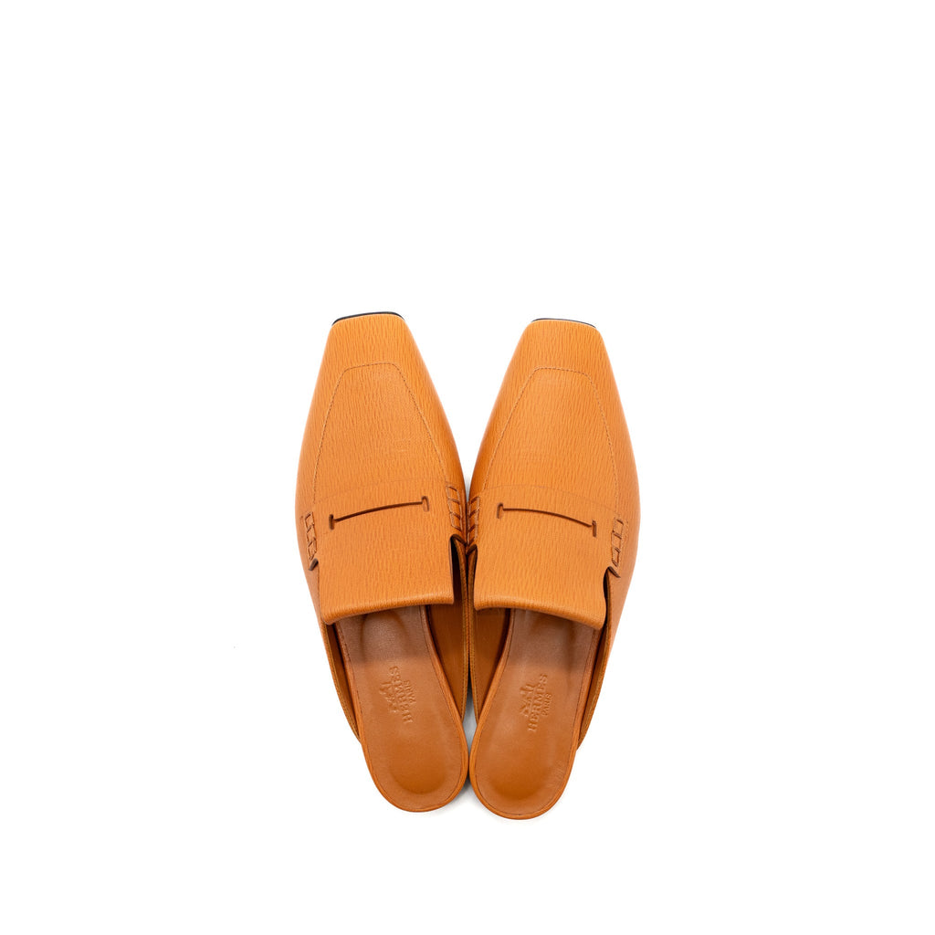 hermes-size-38-eloge-mule-gold