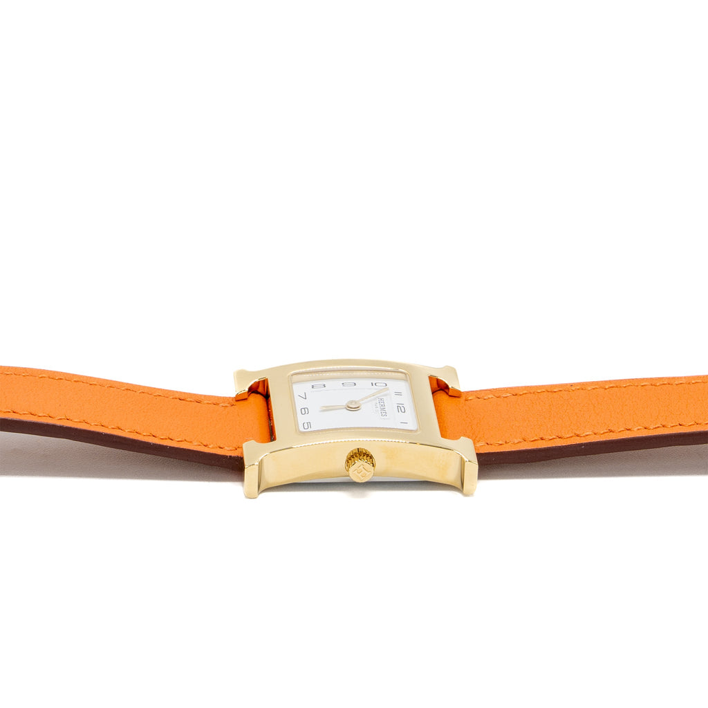hermes-heure-h-watch-small-model-25mm-yellow-gold-with-orange-swift-strap