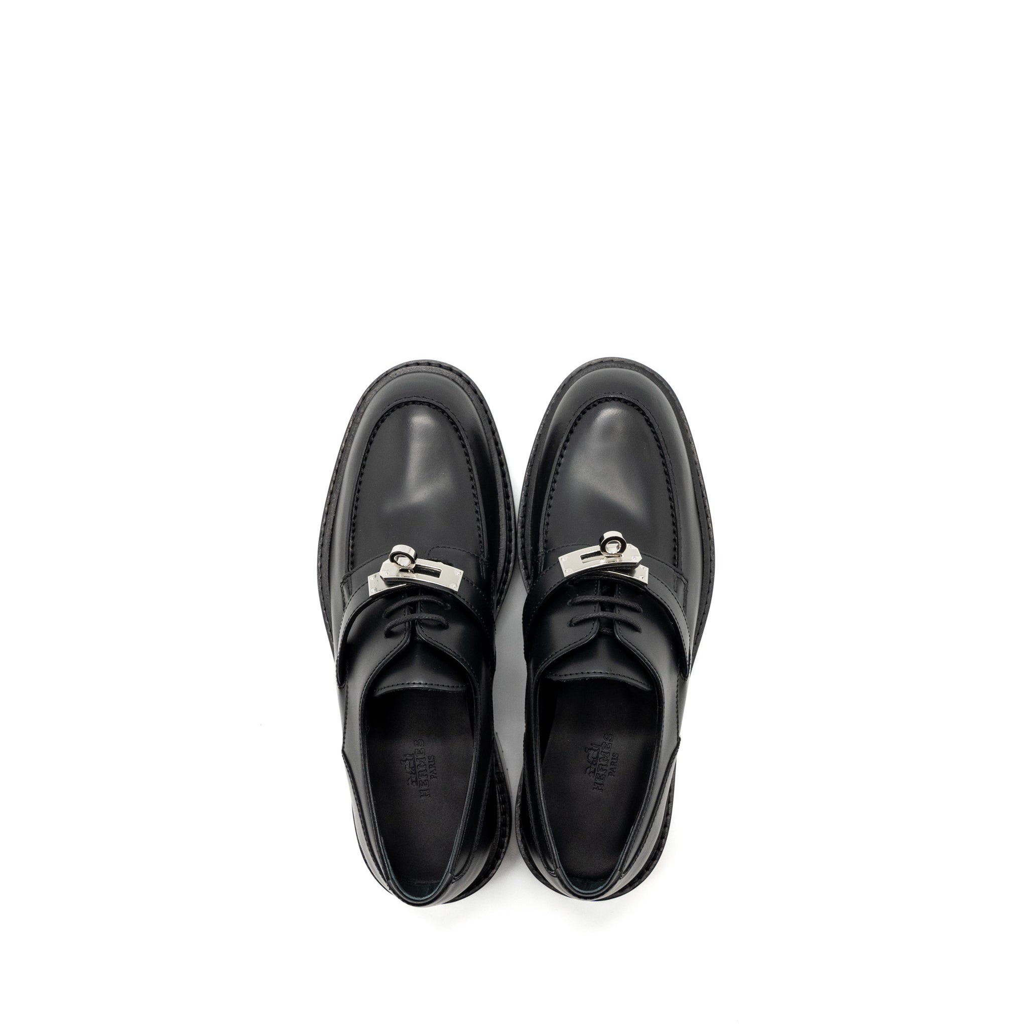 hermes-size-37-5-derby-oxford-loafer-calfskin-lack-with-shw
