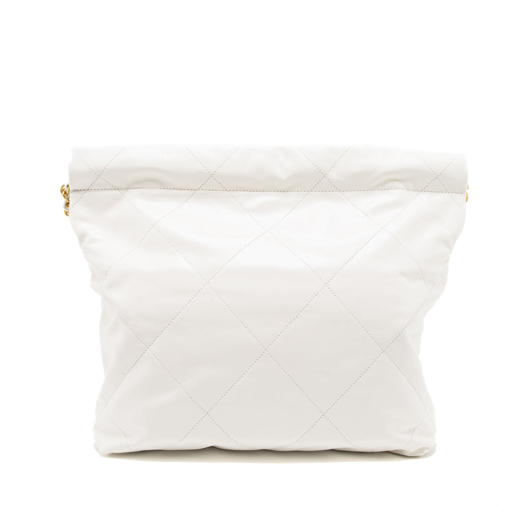 chanel-small-22-bag-black-letter-shiny-calfskin-white-brushed-ghwmicrochip