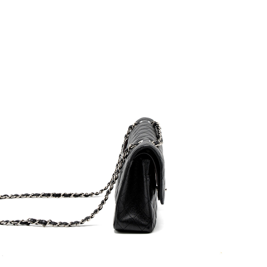 chanel-medium-classic-double-flap-bag-caviar-black-shw-2