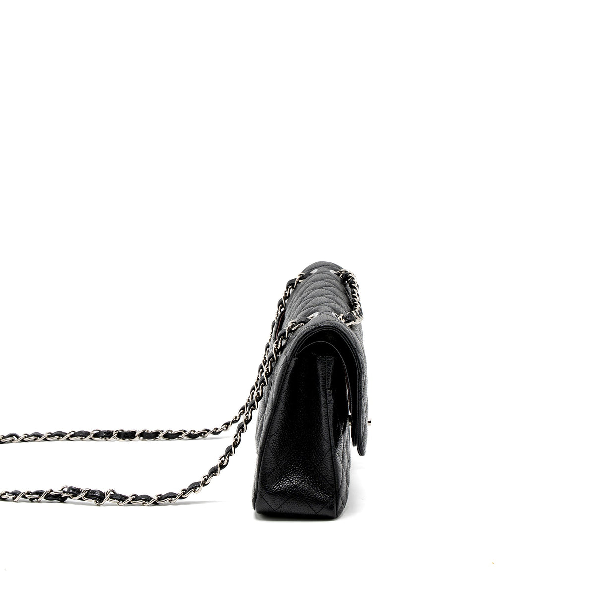 chanel-medium-classic-double-flap-bag-caviar-black-shw-2