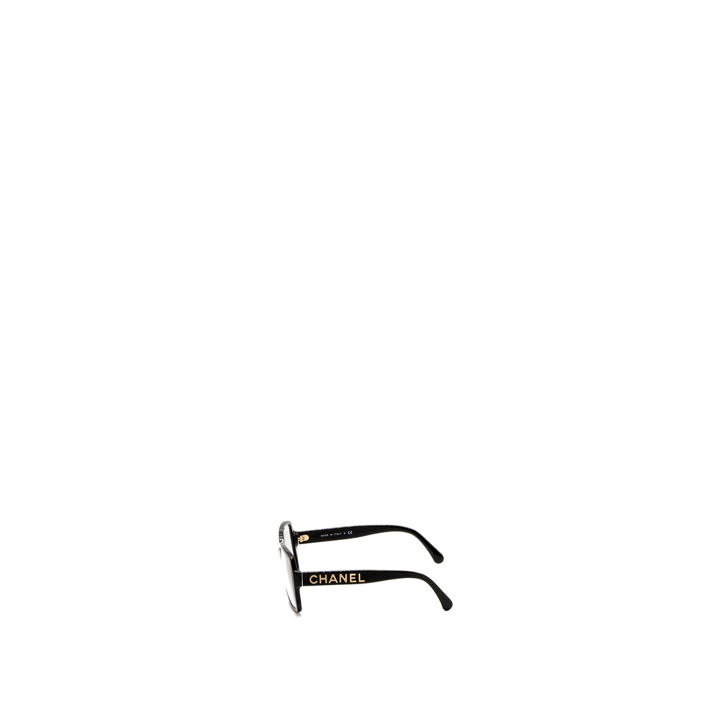 chanel-5408-a-square-glasses-frame-letter-black-ghw