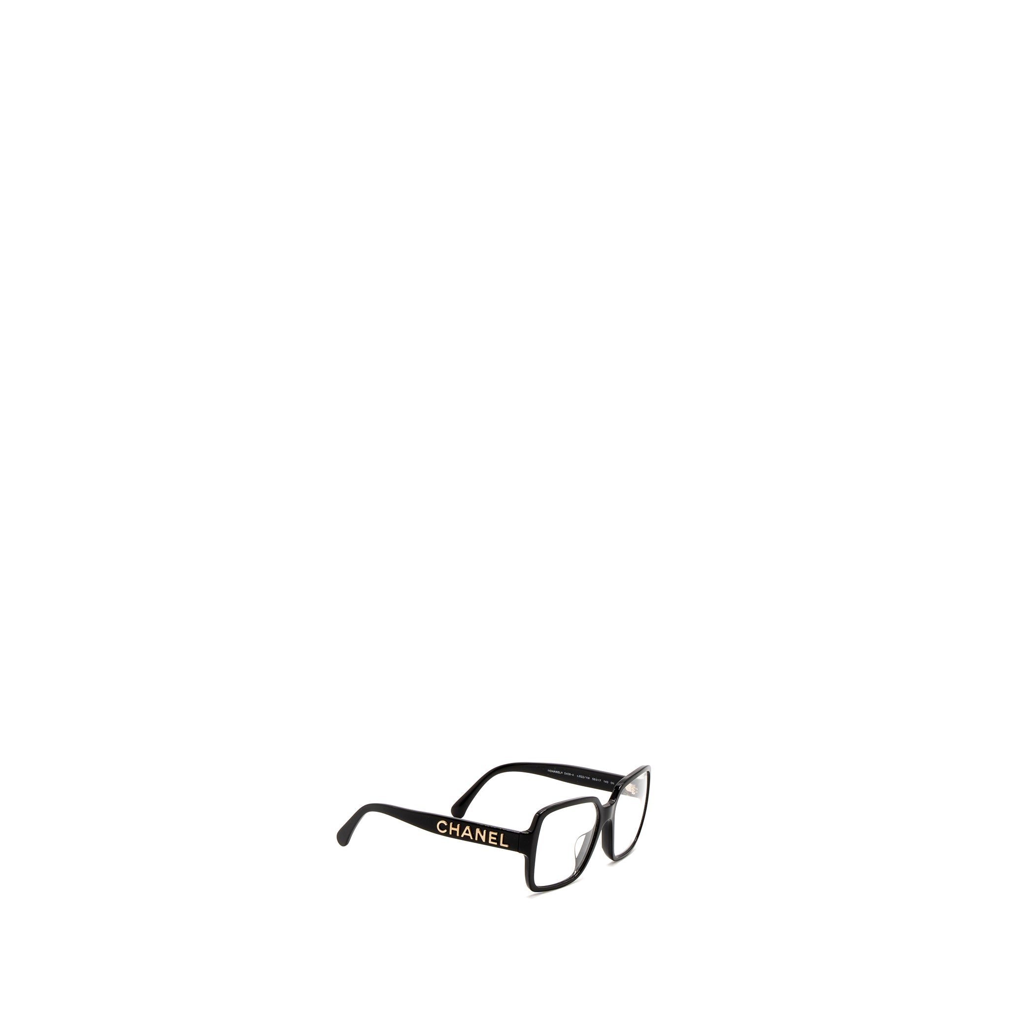 chanel-5408-a-square-glasses-frame-letter-black-ghw