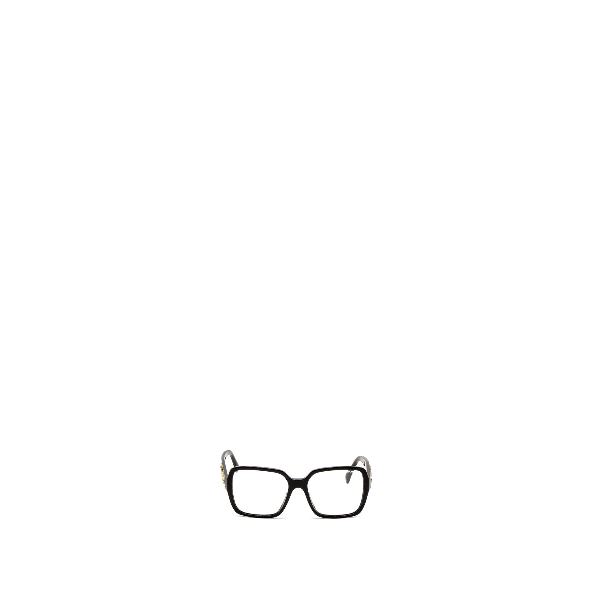 chanel-5408-a-square-glasses-frame-letter-black-ghw