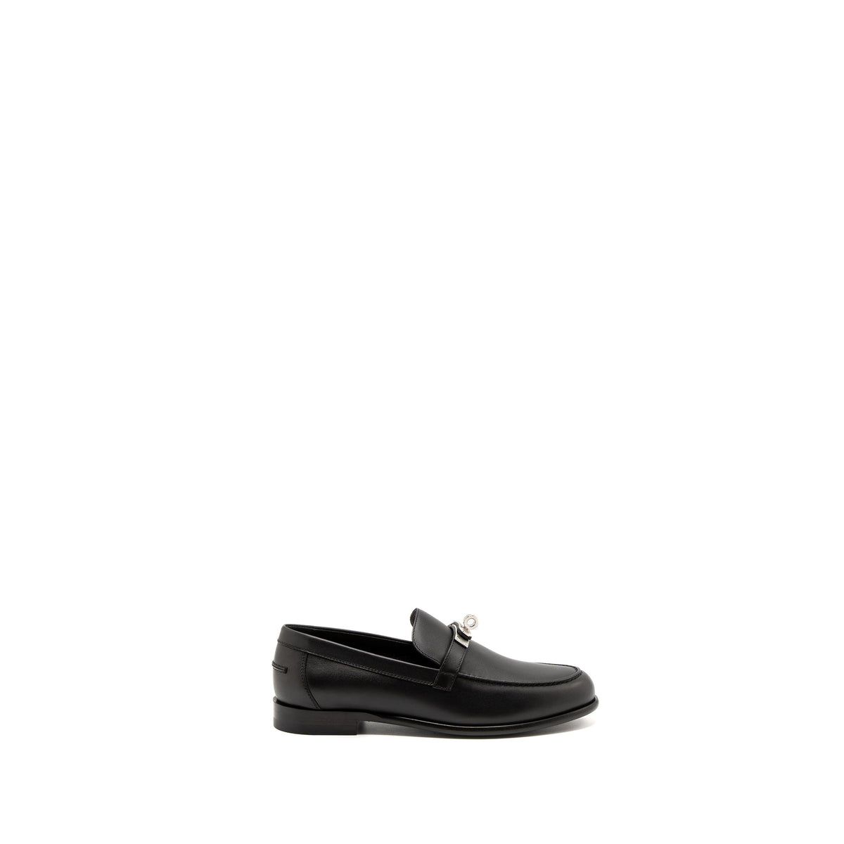 hermes-size-37-mocassins-destin-calfskin-black-shw