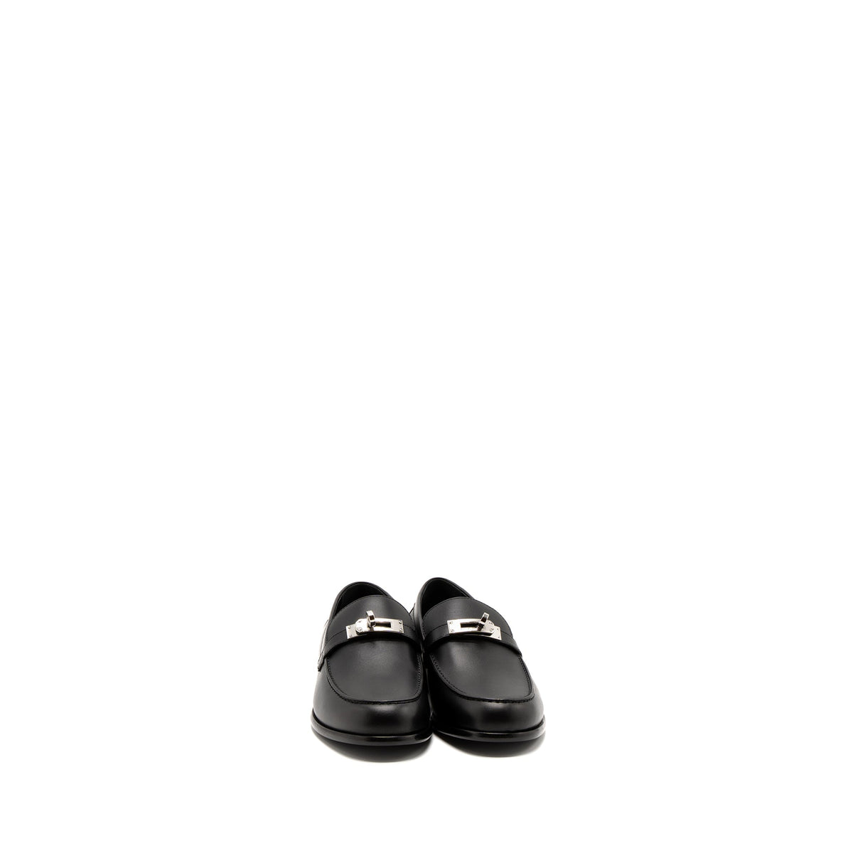 hermes-size-37-mocassins-destin-calfskin-black-shw