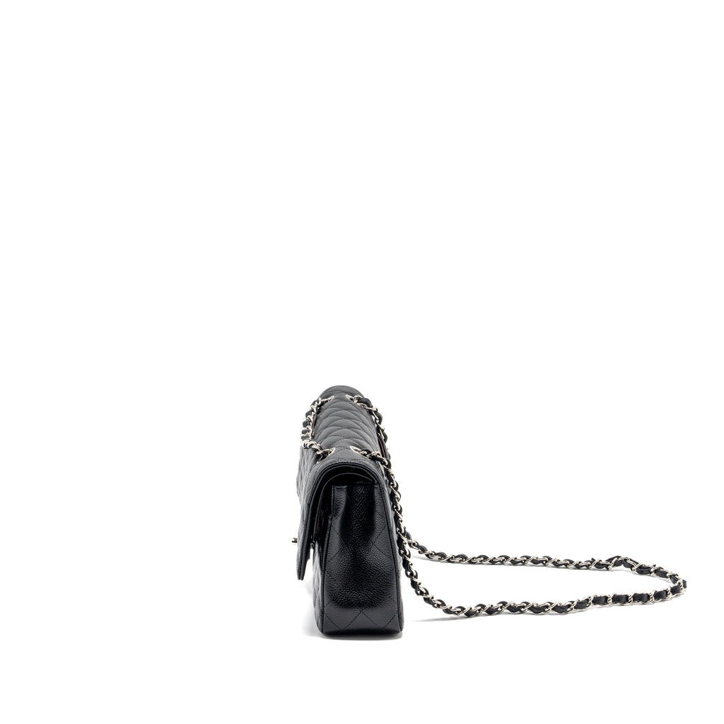 chanel-medium-classic-double-flap-bag-caviar-black-shw-7