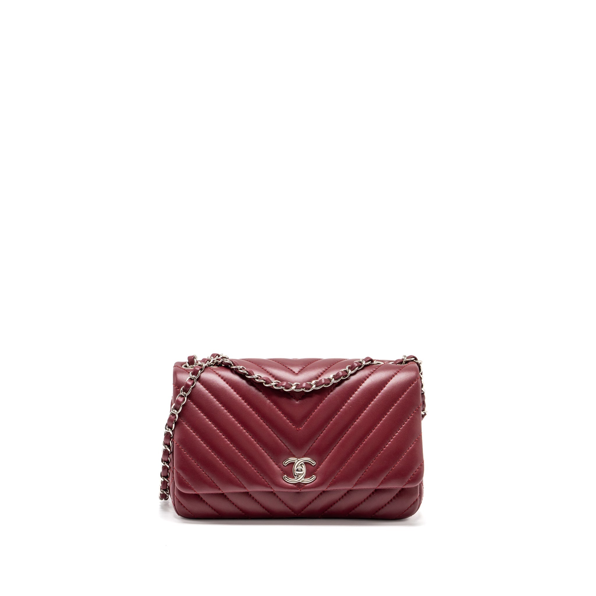 chanel-chevron-flap-bag-lambskin-burgundy-shw
