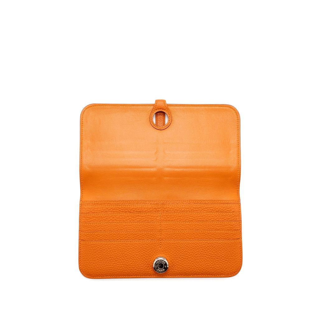 hermes-dogon-long-wallet-clemence-orange-shw-stamp-t