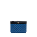 chanel-cc-logo-quilted-zip-pouch-clutch-lambskin-black-blue-ghw