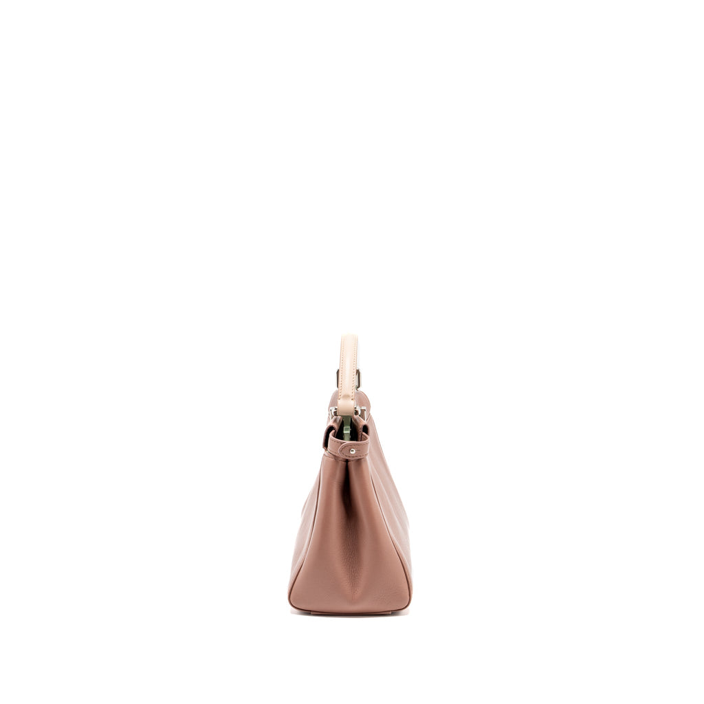 fendi-small-peekaboo-bag-lambskin-dark-pink-shw