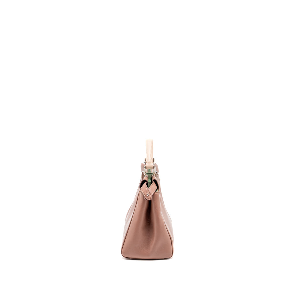 fendi-small-peekaboo-bag-lambskin-dark-pink-shw