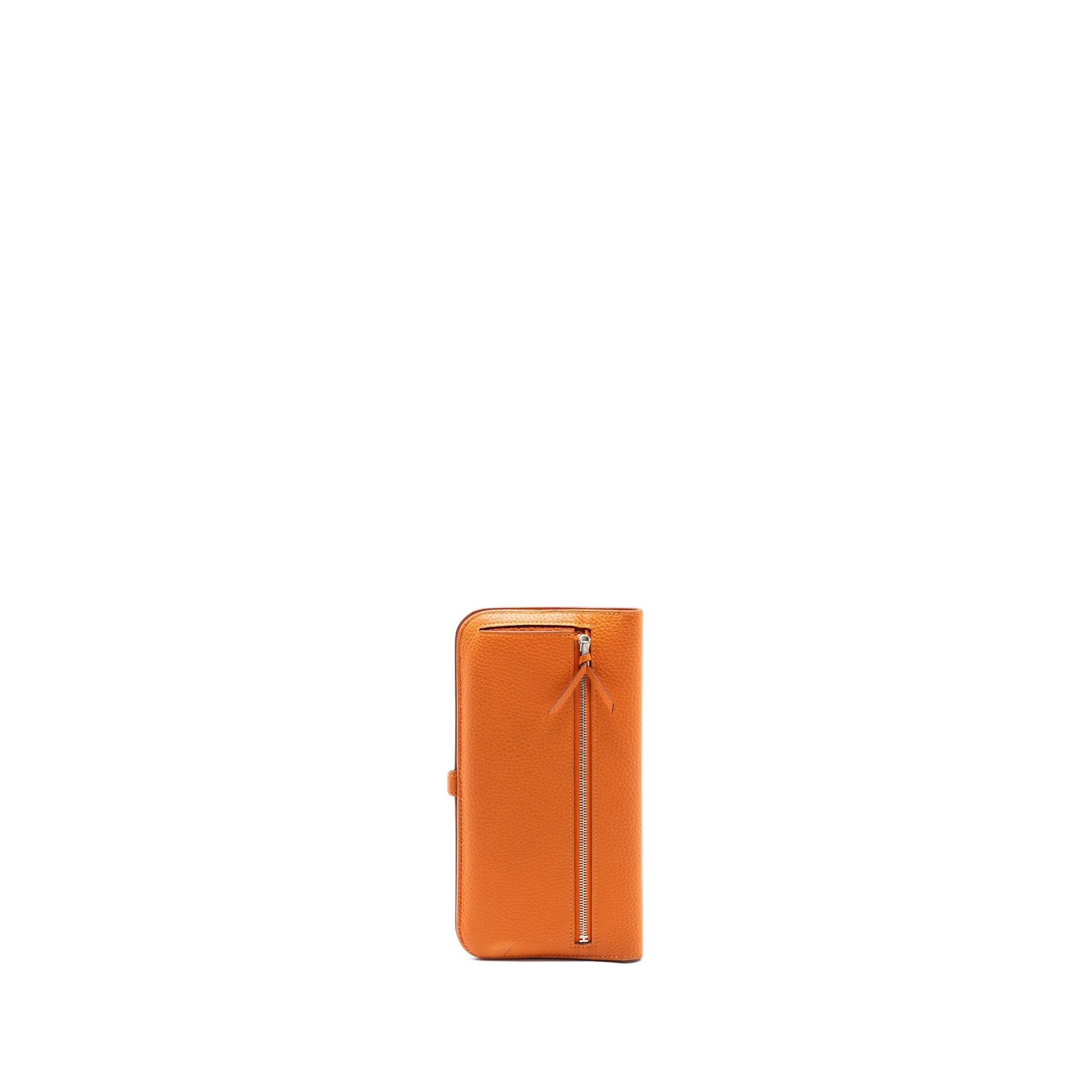 hermes-dogon-long-wallet-clemence-orange-shw-stamp-t