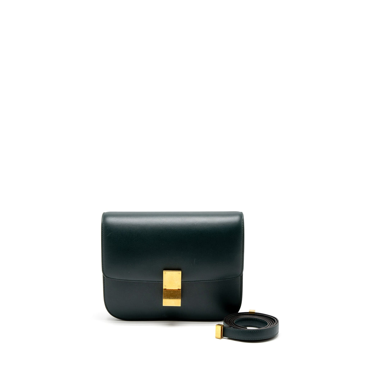 celine-medium-classic-box-bag-calfskin-green-brushed-ghw