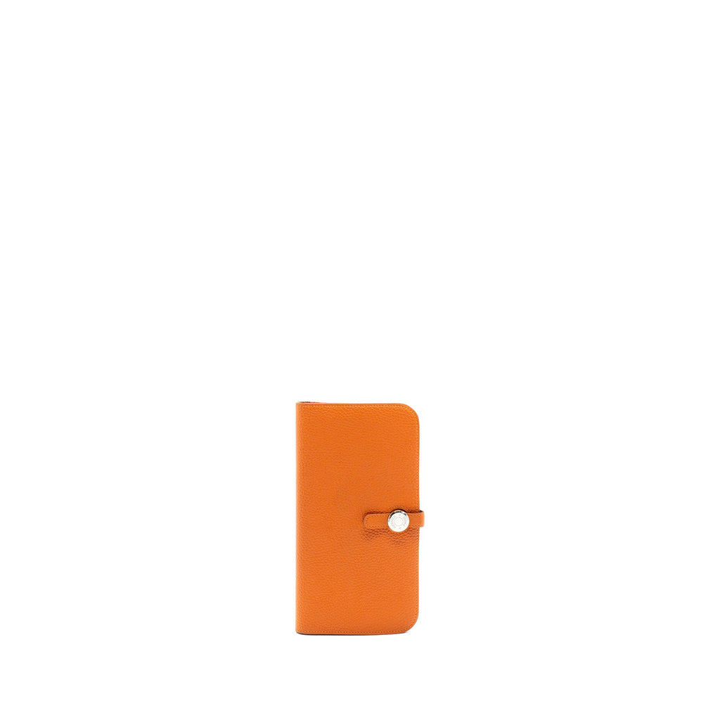 hermes-dogon-long-wallet-clemence-orange-shw-stamp-t