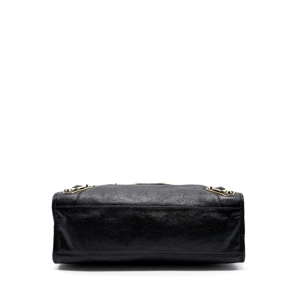 balenciaga-classic-city-bag-leather-black-ghw