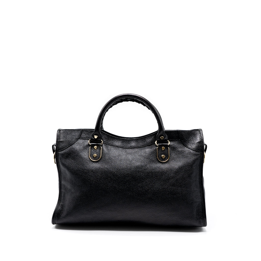 balenciaga-classic-city-bag-leather-black-ghw