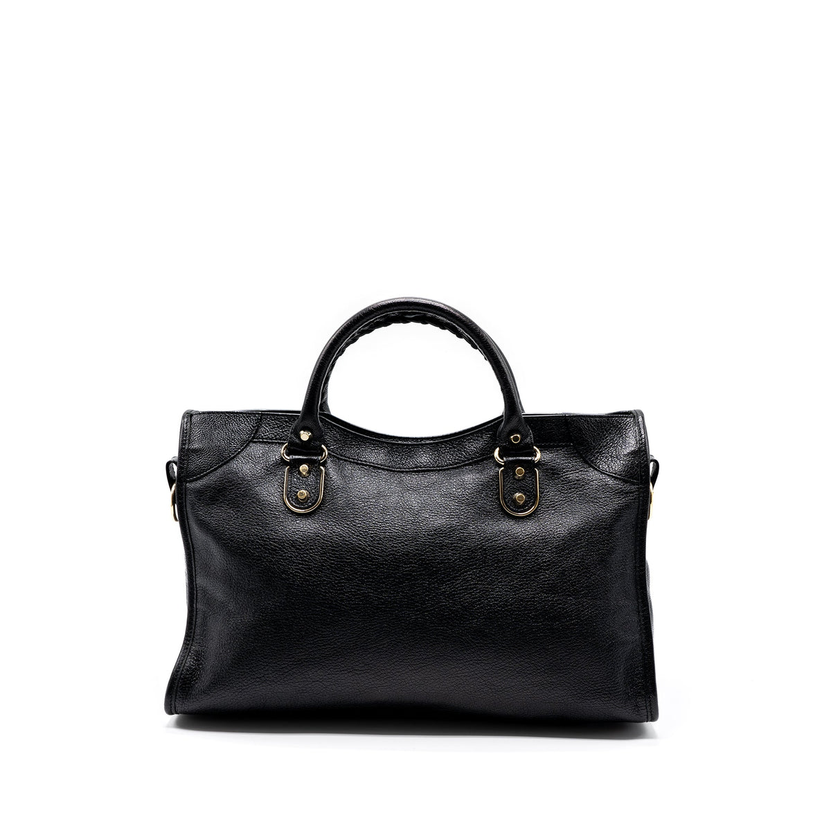 balenciaga-classic-city-bag-leather-black-ghw