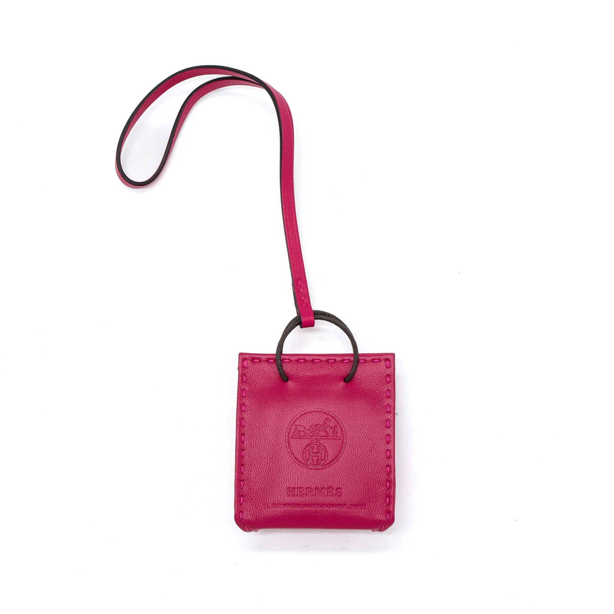 hermes-orange-bag-charm-rose-mexico