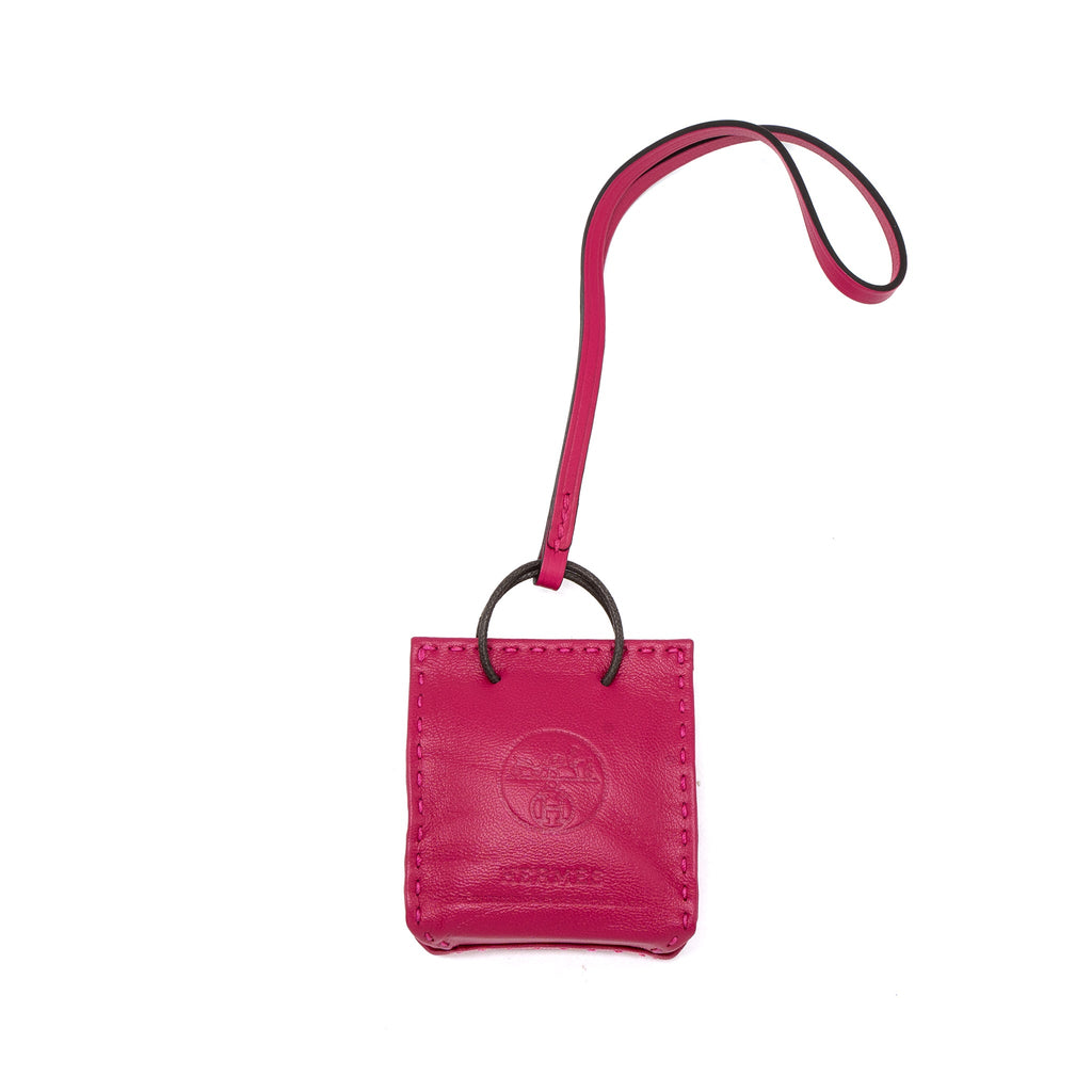 hermes-orange-bag-charm-rose-mexico