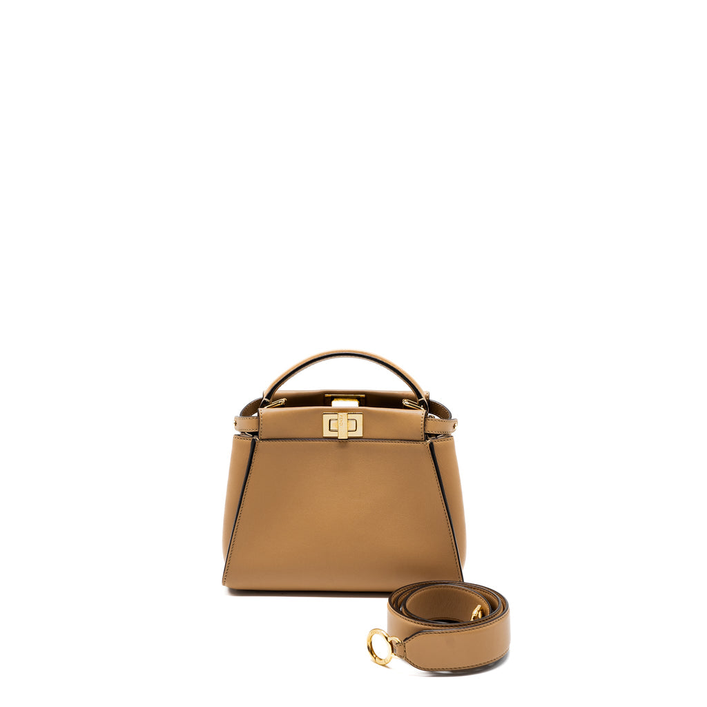 fendi-mini-peekaboo-calfskin-beige-ghw