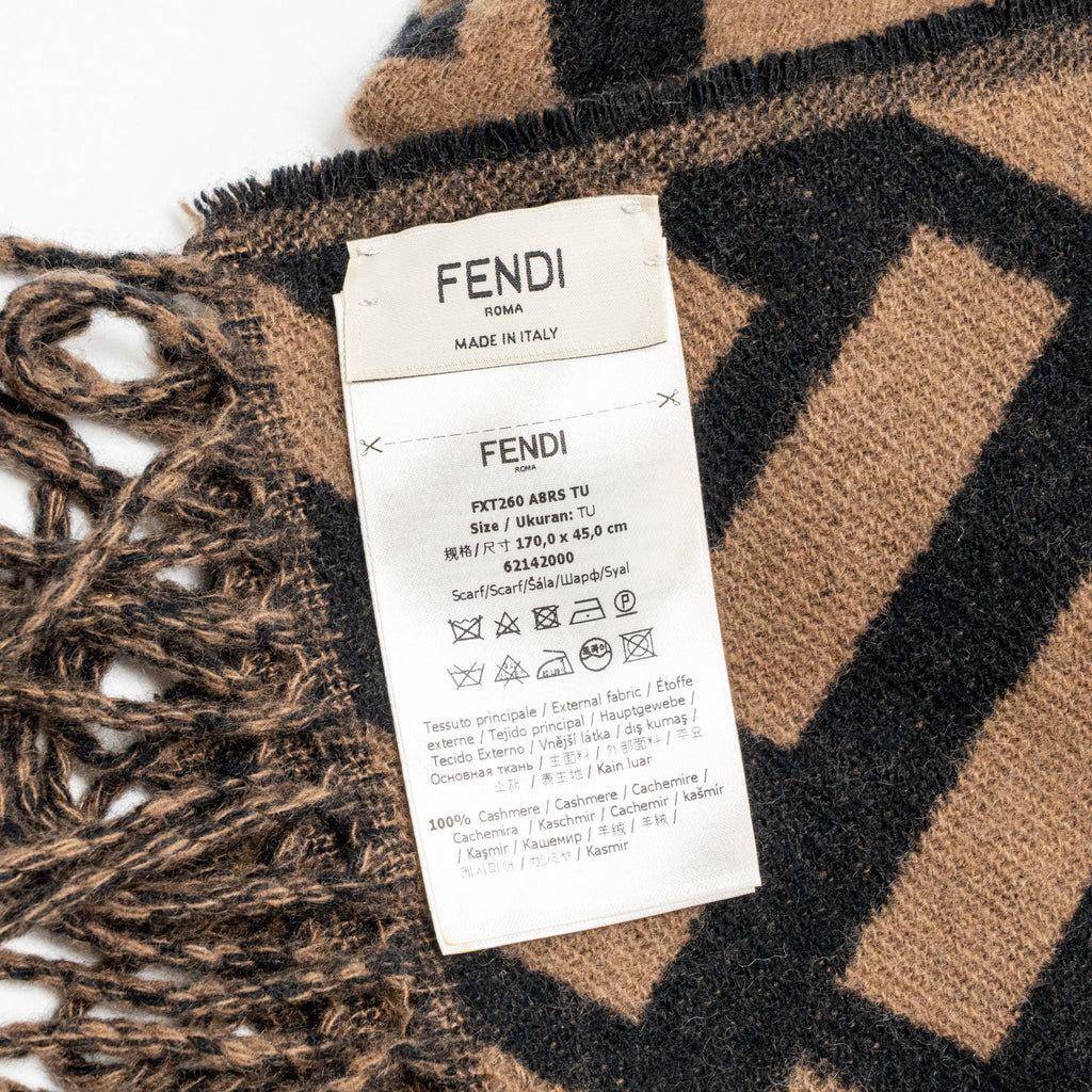 fendi-ff-scarf-cashmere-brown-black-1
