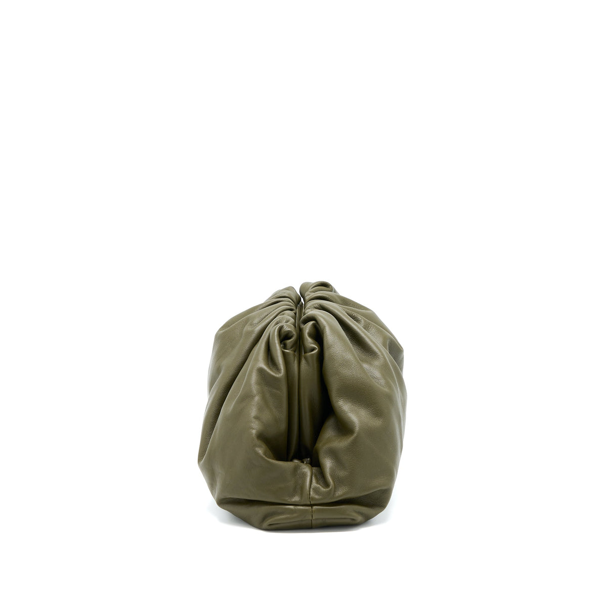 bottega-veneta-clutch-calfskin-dark-green-ghw