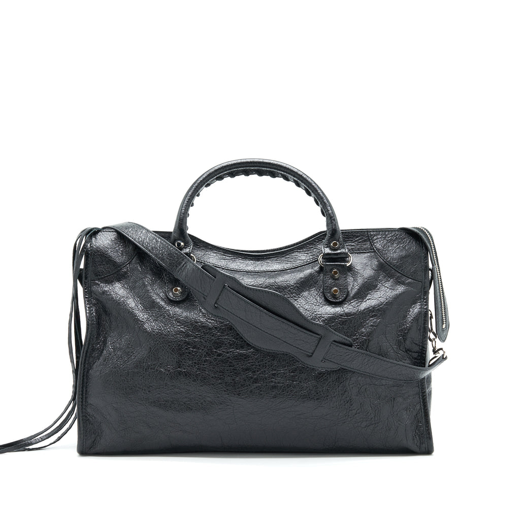 balenciaga-giant-city-bag-black-shw